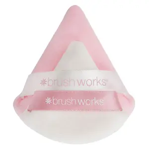 Brushworks Triangular Powder Puff Duo 2 st