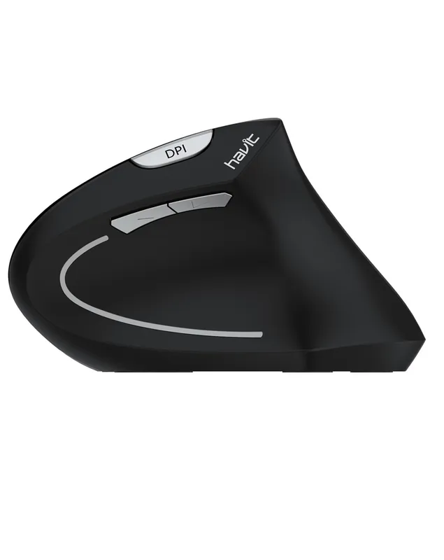 MS550GT Trådlös ergonomisk datormus – Svart