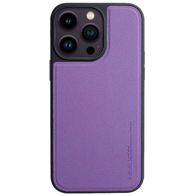 X-LEVEL Mobilskal till iPhone 15 Pro Shockproof MagSafe Lila