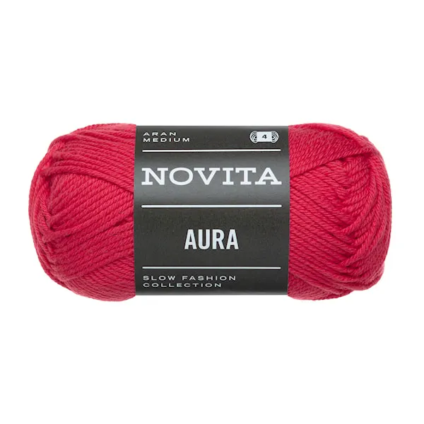 Aura Bomullsgarn 50g Passion 5411 Novita