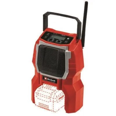 Einhell TC-RA 18 Li BT sladdlös radio utan batteri och laddare