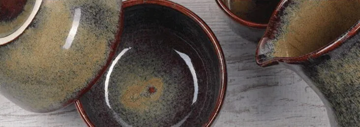 Mugg utan öra 25 cl brunt stengods