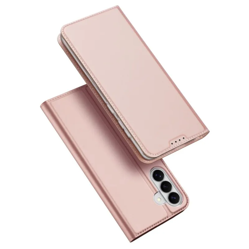 DUX DUCIS Samsung Galaxy S26 Plånboksfodral Stativ Korthållare – Rosa