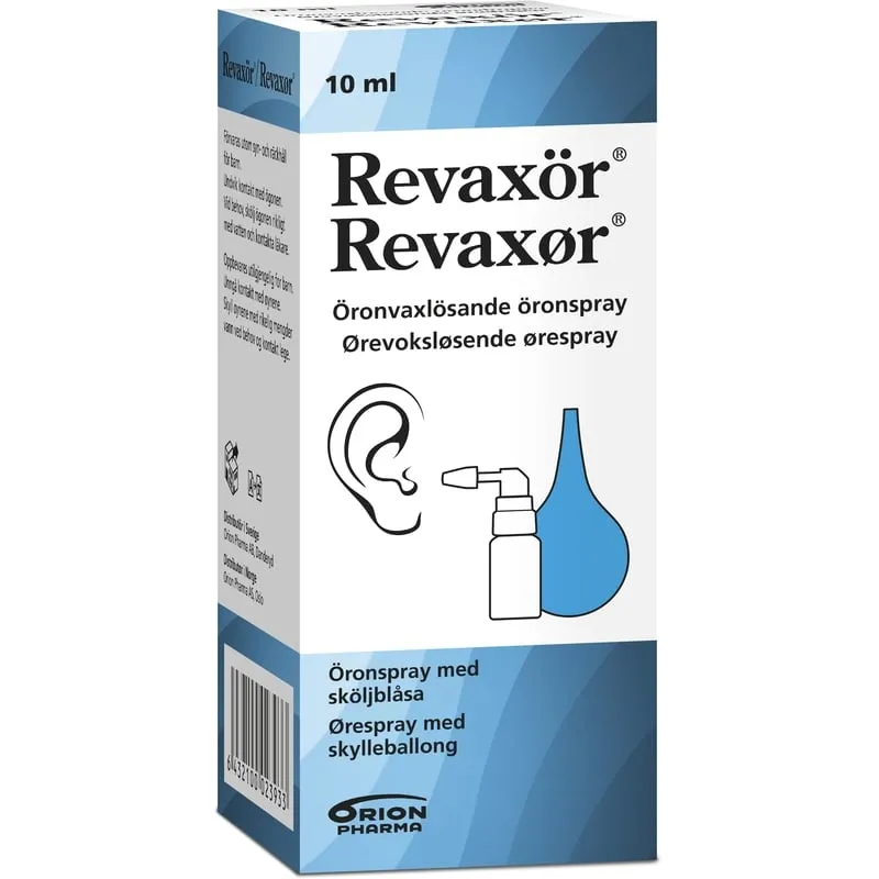 Revaxör öronspray med sköljblåsa 10 ml