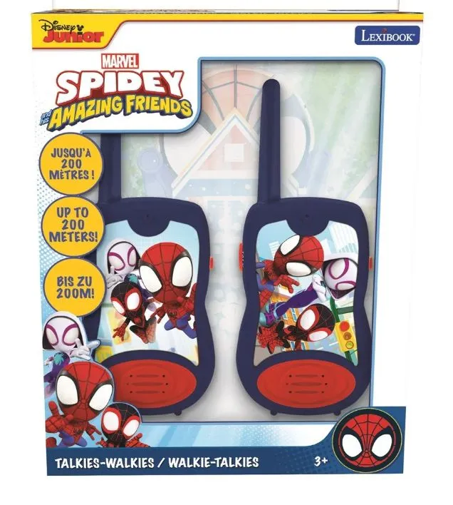Spider-Man walkie-talkies 200 m Spidey and His Amazing Friends, 2 kanaler