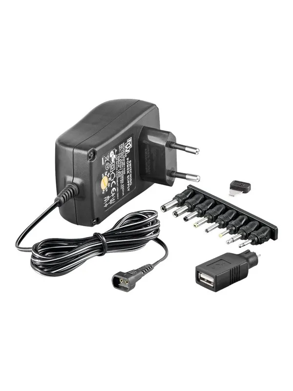 Microconnect 3-12v Universal Strömadapter 18w
