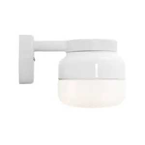 Ohm Wall Vägglampa LED GX53 Vit 140/150 Opalglas IP44