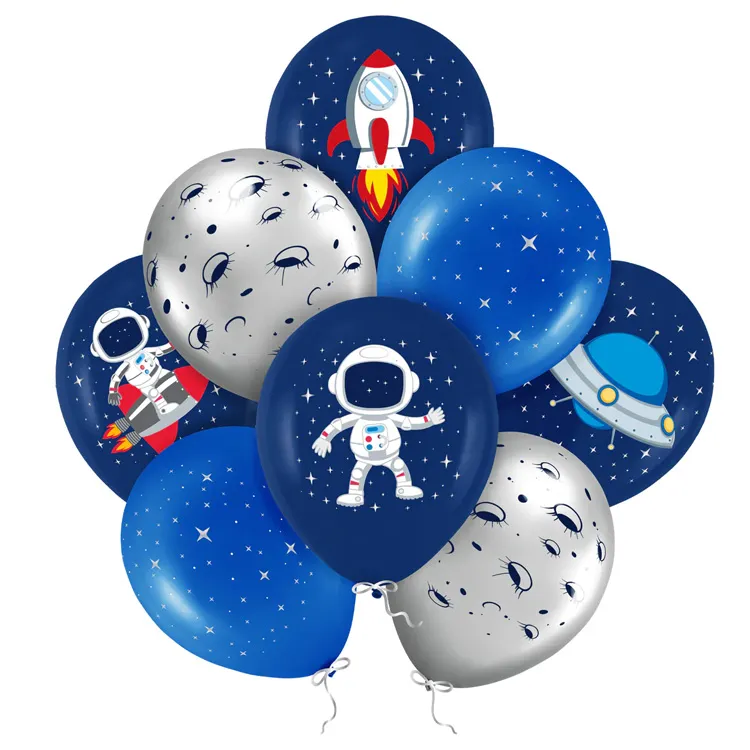 Rymden Ballongset 8-pack