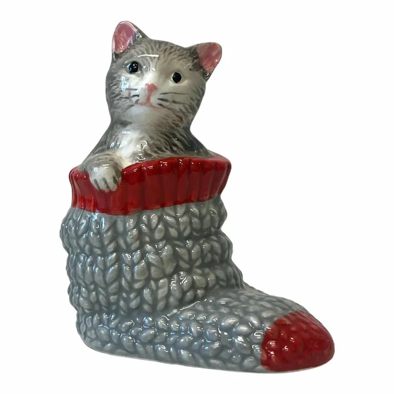 Cult Design – Tomtar – Raggsocks Katt i julstrumpa / Socka Design Marita Lord
