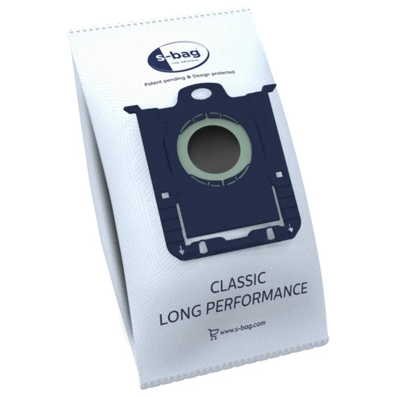 Dammsugarpåsar, S-bag Classic Long Performance, syntet, 4 st