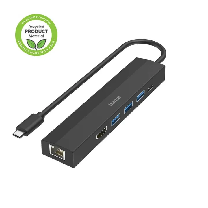 HAMA USB-C Multiport Adapter 6 portar