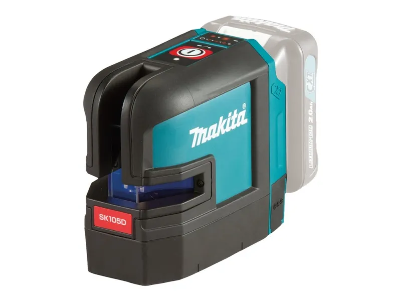 Makita SK105DZ korslinjelaser 25 m 3 mm/m 4° självnivellerande, röd