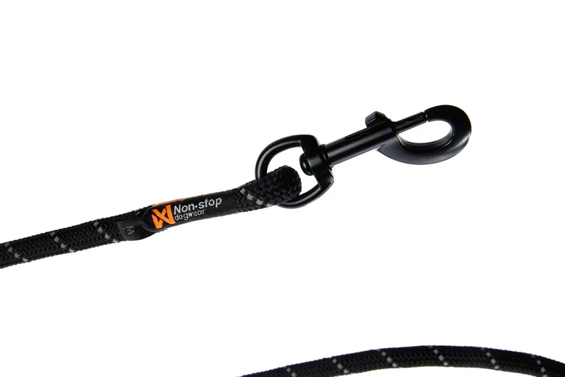 Non-stop Dogwear Rock Adjustable Leash Black