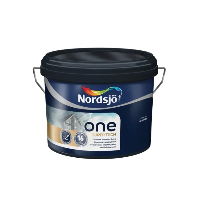 FASADFÄRG ONE 334 RÖD 2,5L NORDSJÖ AKRYLATTÄCKFÄRG | Beijerbygg Byggmaterial