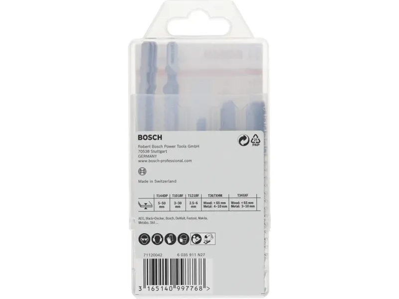 Bosch JSB Multi Material-paket, 15 delar