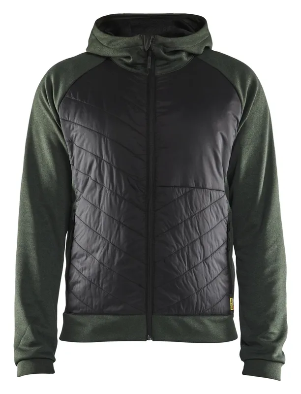 Blåkläder 346325334199XL Tröja grön/svart Grön/svart