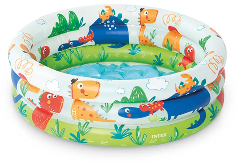 Intex Little Sea Pals 3-ringars babybassäng, 61×22 cm