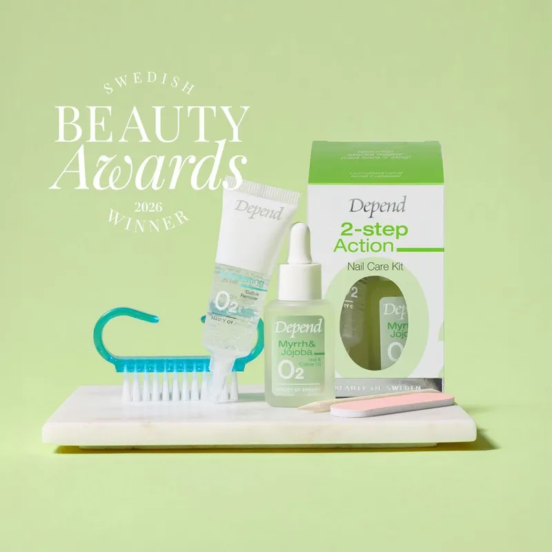 Depend O2 Nail Care 2 step Action Nail Care Kit 1 st