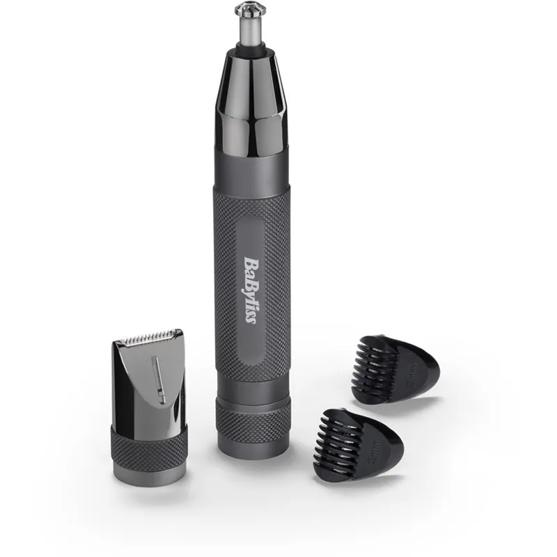 Babyliss Näshårtrimmer Super X Metal Series Precision näs-, öron- och ögonbrynstrimmer - E111E