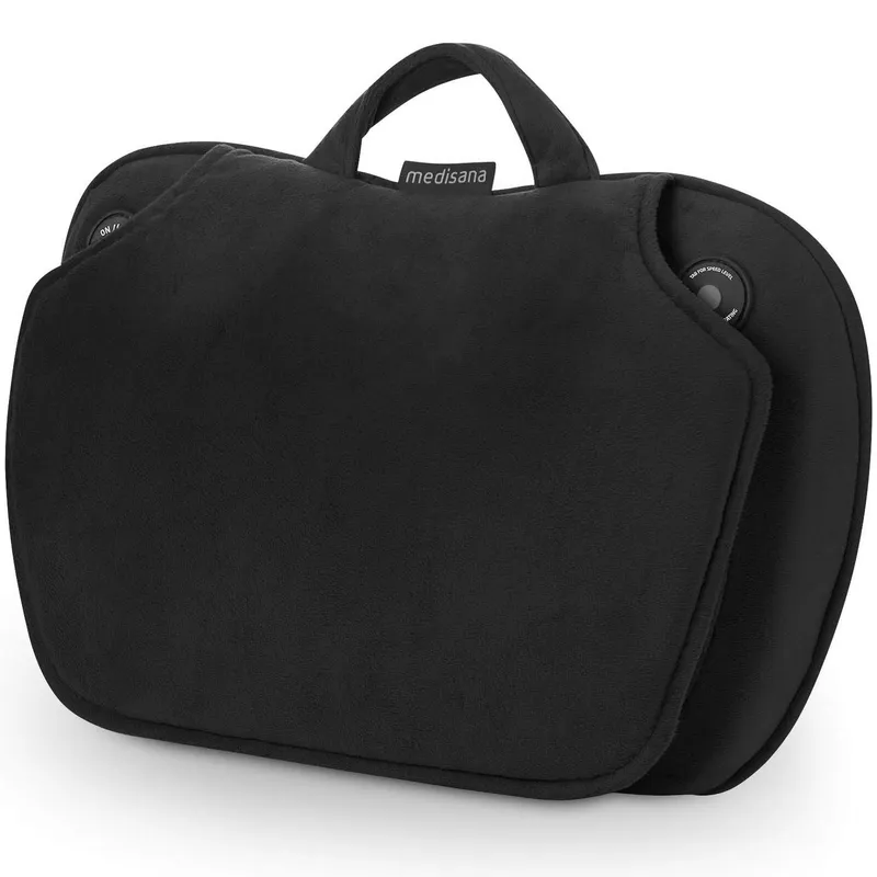 MEDISANA MC 850 - Shiatsu massagekudde för axlar, rygg, ben och nacke - 2 hastigheter - Värmefunktion - Smidig stoppning