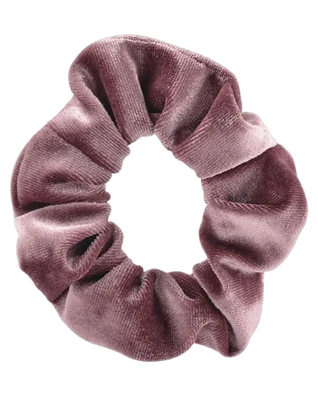 Yuaia Velour Scrunchies Rosa