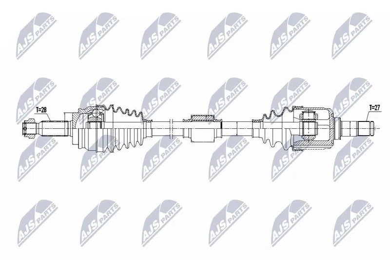 Drivaxel NTY NPW-MS-088