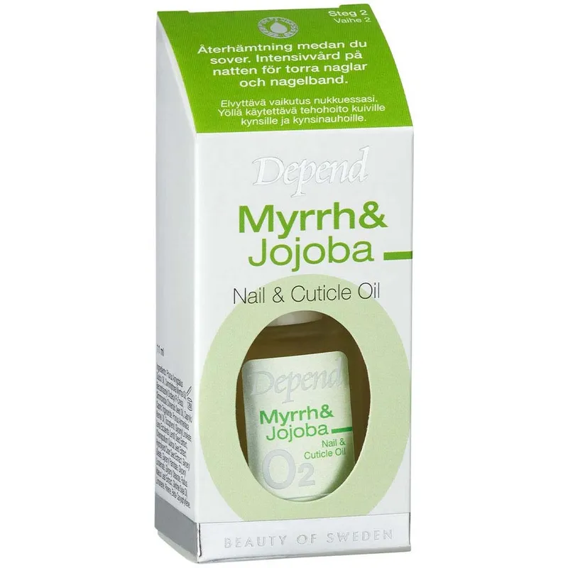 Depend O2 Nail Care Myrra & Jojoba Nail & Cuticle Oil 11 ml