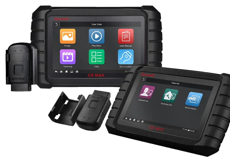 iCarsoft CR Max Bluetooth Felkodsläsare OBD2, diagnostikverktyg, alla bilmärken, touchscreen