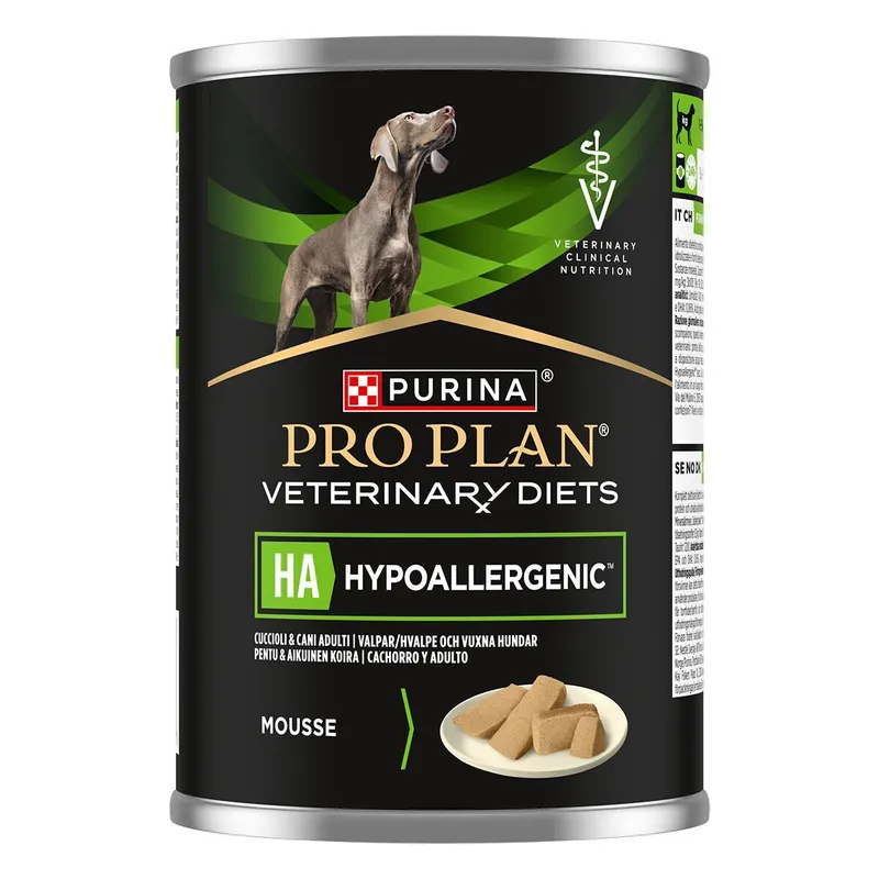 Purina Pro Plan Veterinary Diets Hypoallergenic Mousse Hund Våtfoder 400 g