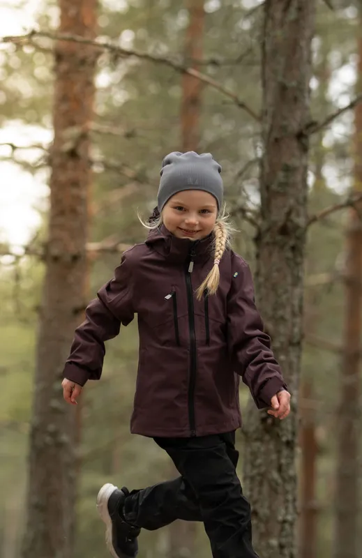 Lindberg Kids' Nordvind Shell Jacket Plum (#5724)