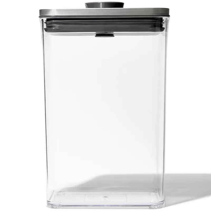 Oxo POP rektangulär stålbehållare 2,6 liter