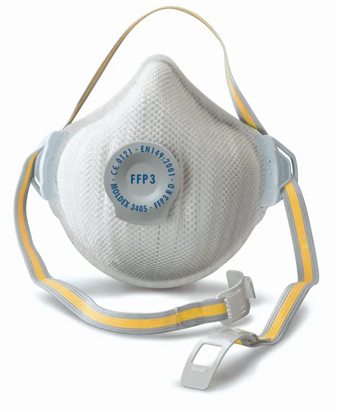 KORTTIDSMASK AIR PLUS 340512 FFP3 R D VENTIL MOLDEX | Beijerbygg Byggmaterial
