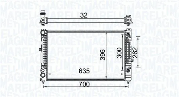 Kylare Magneti Marelli 350213157600