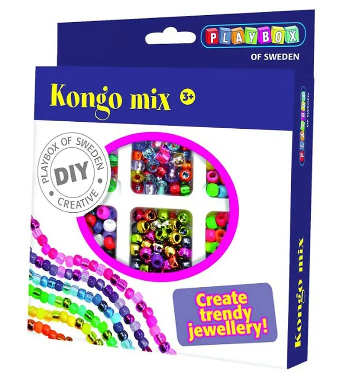 Playbox Pärlset - 480 st. - Kongo Mix