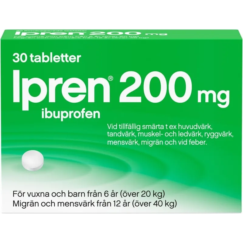 Ipren Filmdragerad Tablett 200 mg 30 st