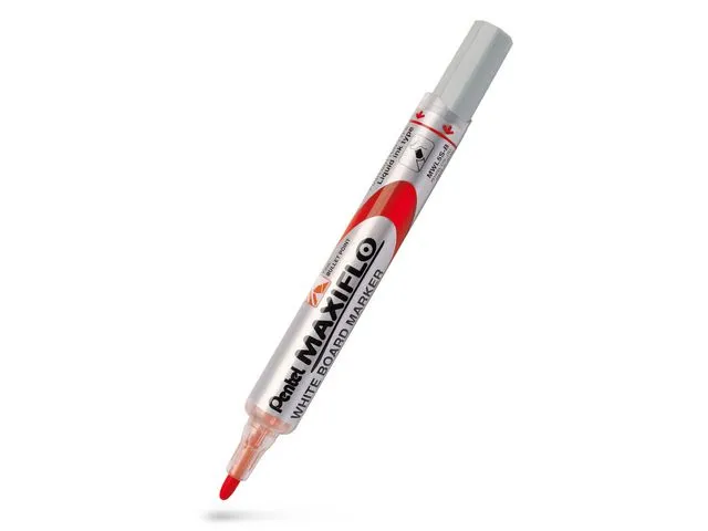 Whiteboardpenna PENTEL Maxiflo MWL5S röd