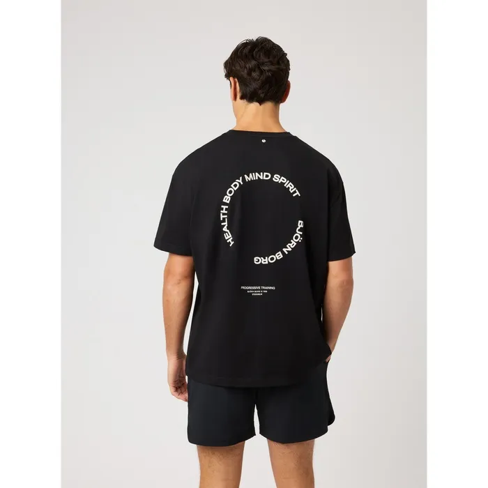 Borg Gym Oversized T-shirt Svart (#6569)