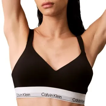 Calvin Klein BH Modern Cotton Lift Bralette Vit/Blå Medium Dam