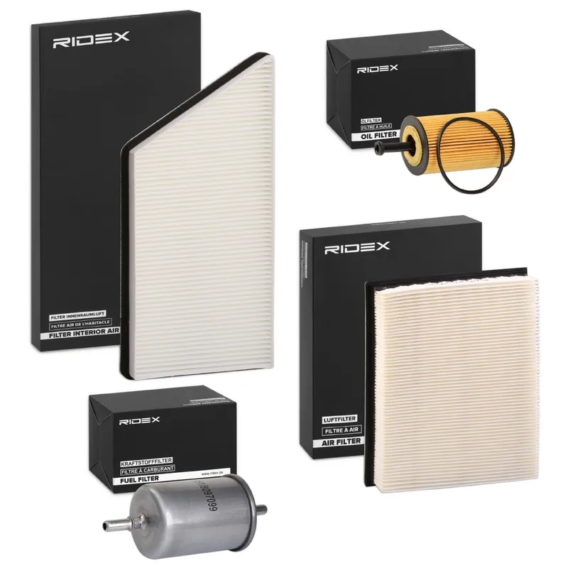 Filtersats RIDEX 4055F12143