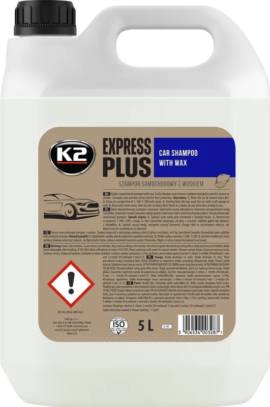 Bilschampo och vax K2 K145