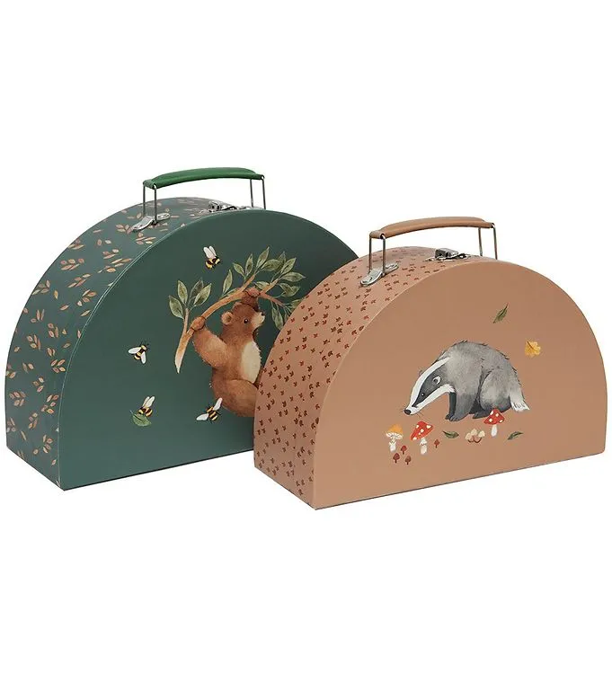Petit Monkey Resväska 2-pack - En dag In The Woods