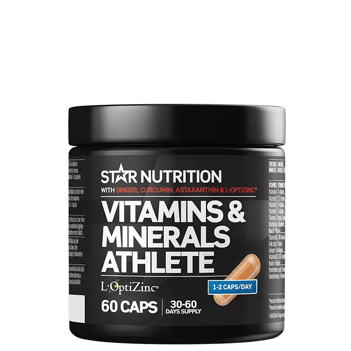 Ultimate Vitamins & Minerals Athlete 60 kapslar