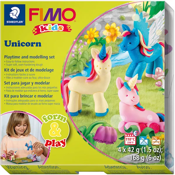 FIMO Kids Modellera Enhörning Staedtler