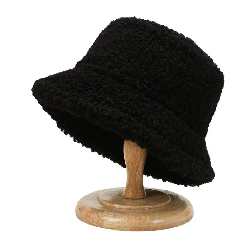 Bucket Hat i Konstull – Svart