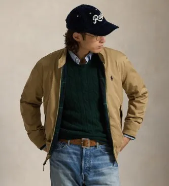 Polo Ralph Lauren för män. 710923261001 Twilljacka beige (XL), Casual, Bomull
