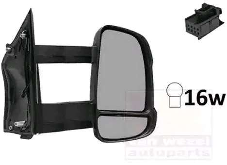 VAN WEZEL 1651828 Backspegel