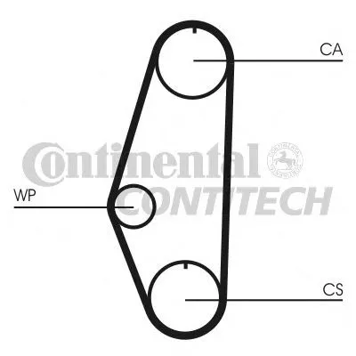 Kamrem Contitech CT629