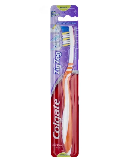 Colgate Zigzag Tandbørste – Medium – Orange