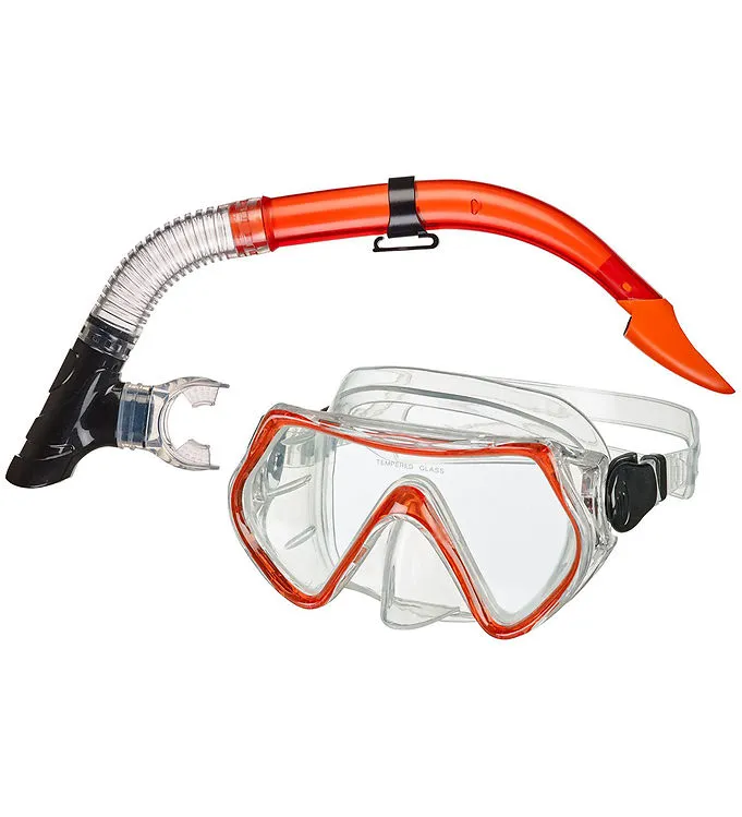Beco Combo snorkelset för barn (från 8 år) - Livorno - Röd - Snorkelset barn (4-16 år)