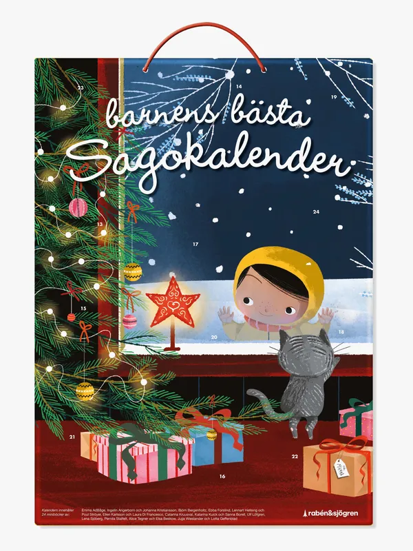 Barnens bästa sagokalender : adventskalender med 24 miniböcker
